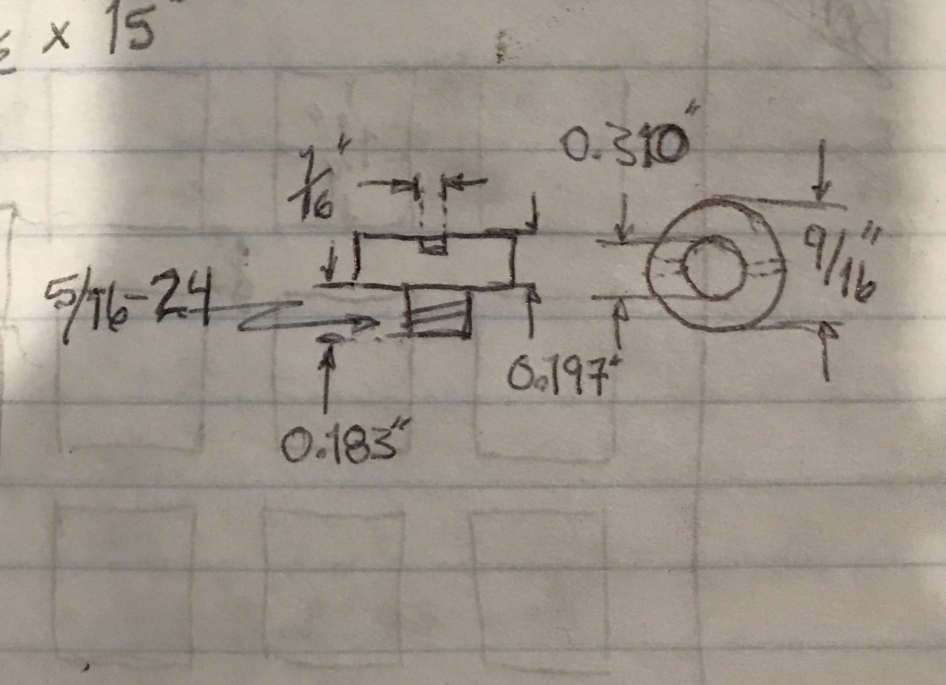 Plane cap screw plan